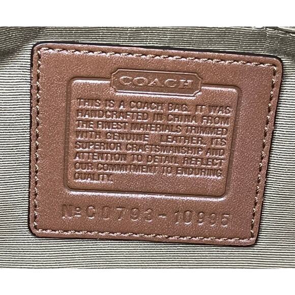 Y2K Coach 10995 Chelsea Optic Signature Turn Lock Satchel & Checkbook Wallet - Picture 16 of 16